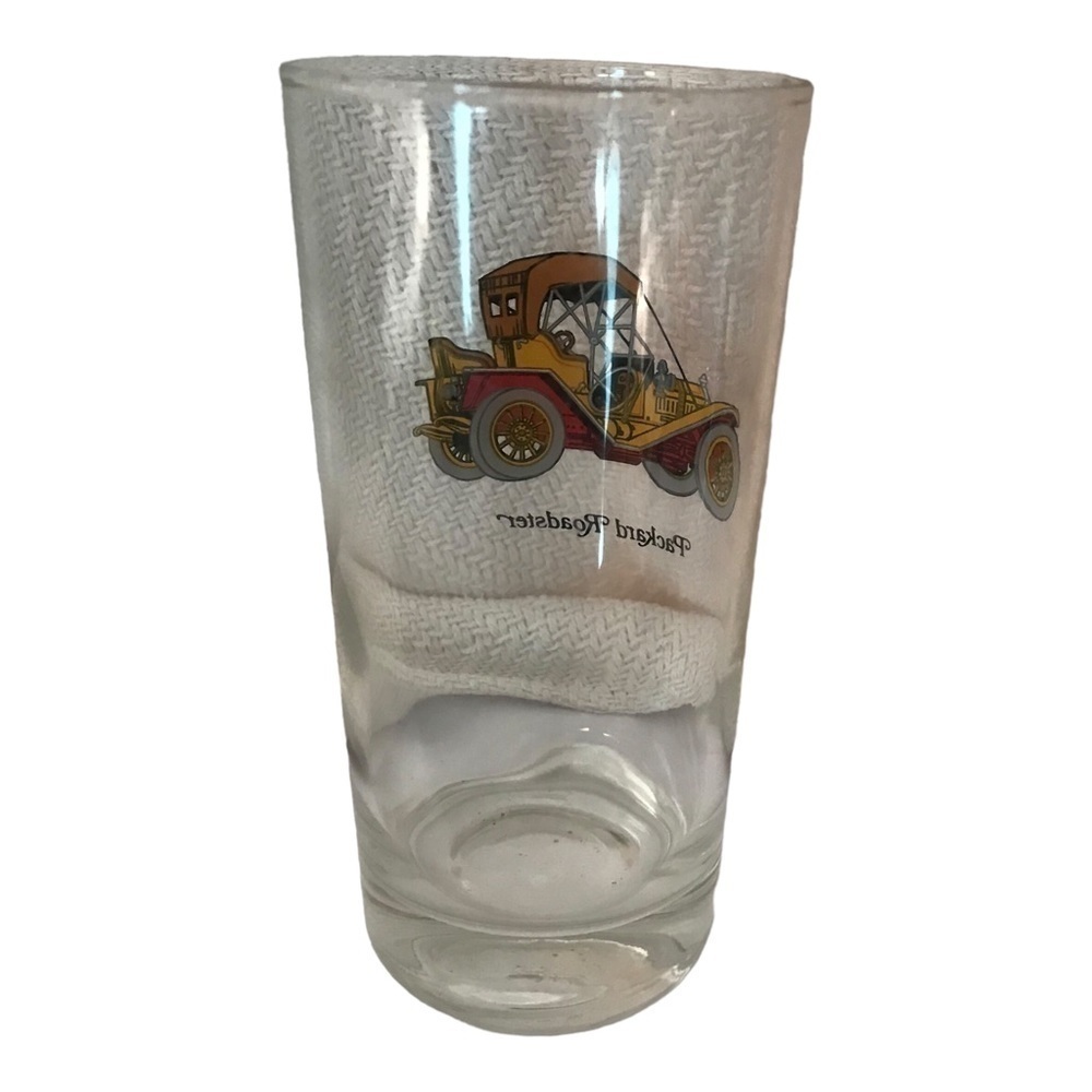 Vintage Packard Roadster Classic Car Drinking Glass